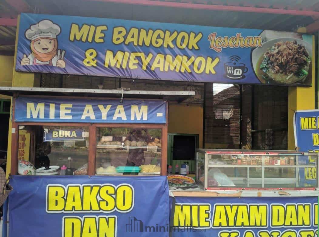 Etalase Bakso dan Mie Ayam