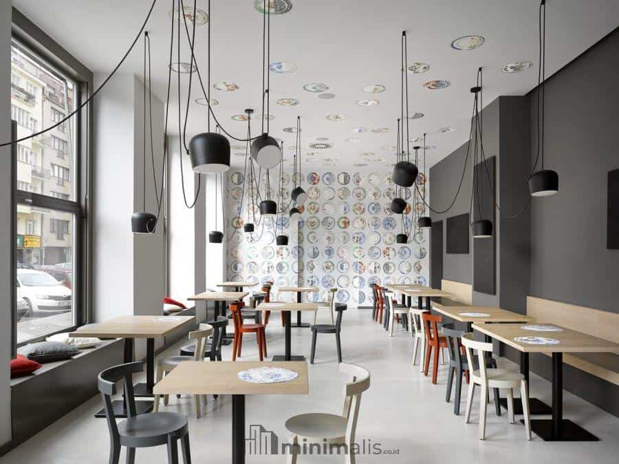 cafe minimalis modern