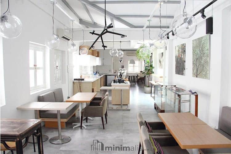 cafe minimalis sederhana