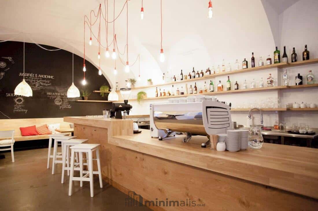 hiasan cafe minimalis