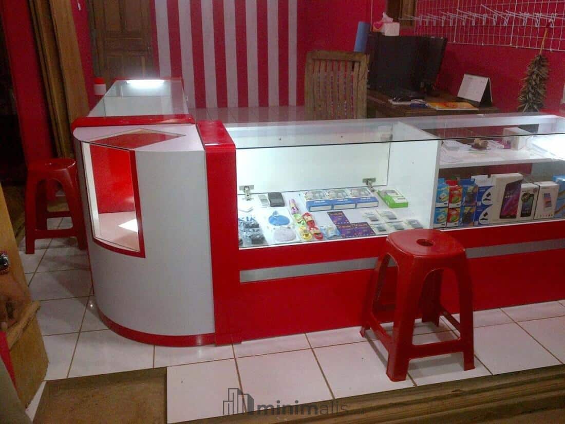 model konter hp sederhana