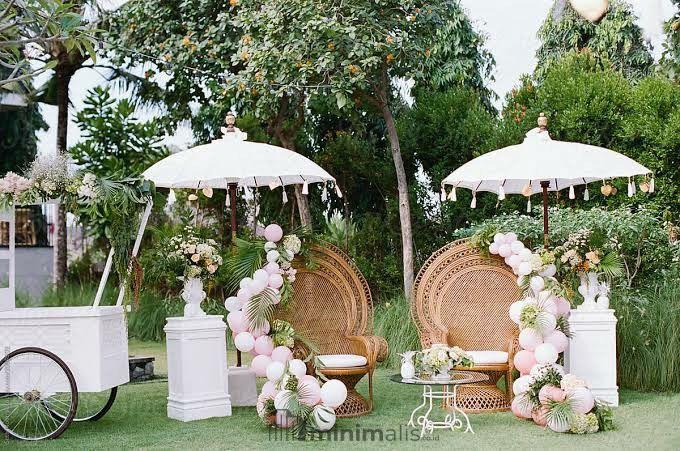 Dekorasi Photo Booth Simple Outdoor