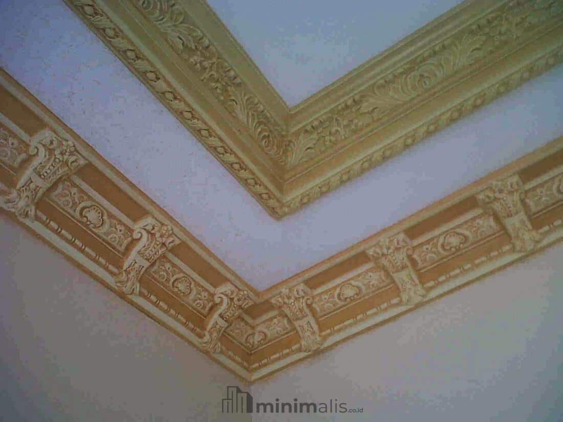 Lis Gypsum Motif Bunga