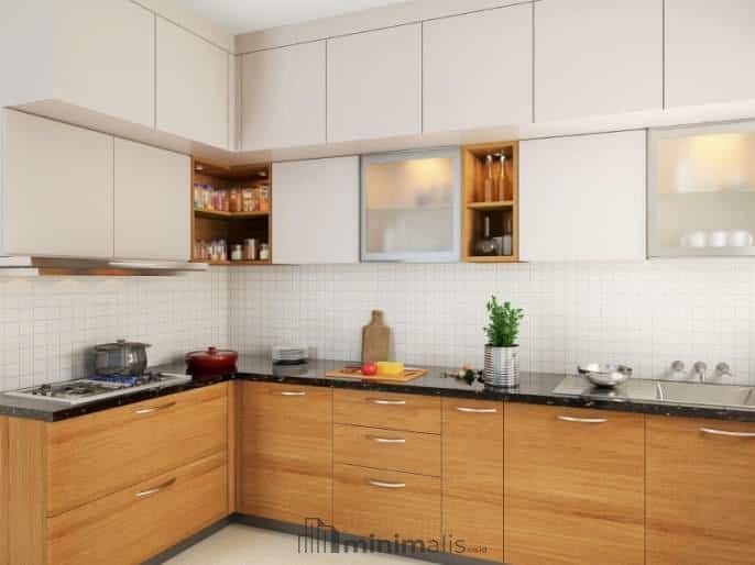 desain dapur sempit minimalis