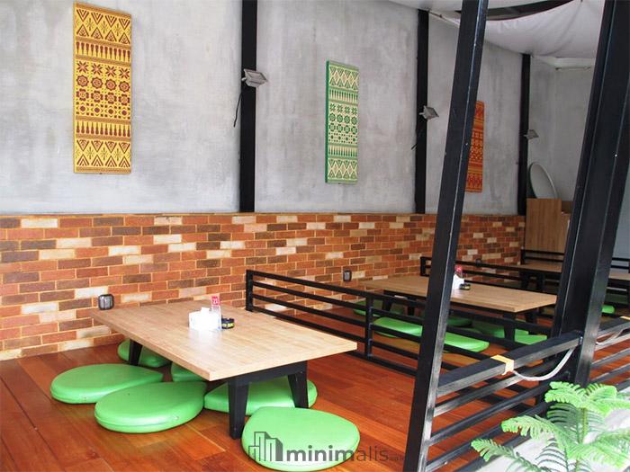 Desain Warung Bakso Lesehan