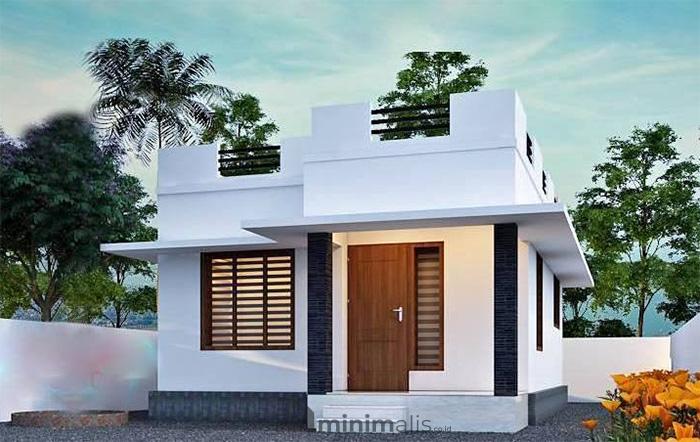 Model Rumah 2 Kamar Memanjang ke Samping