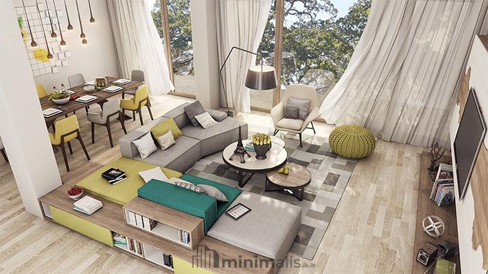 desain interior rumah 2 lantai