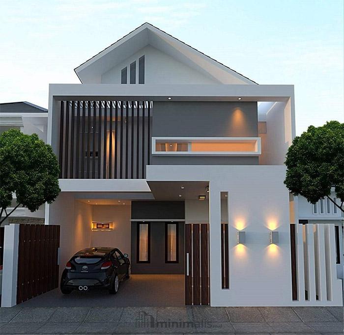 desain teras rumah minimalis type 45