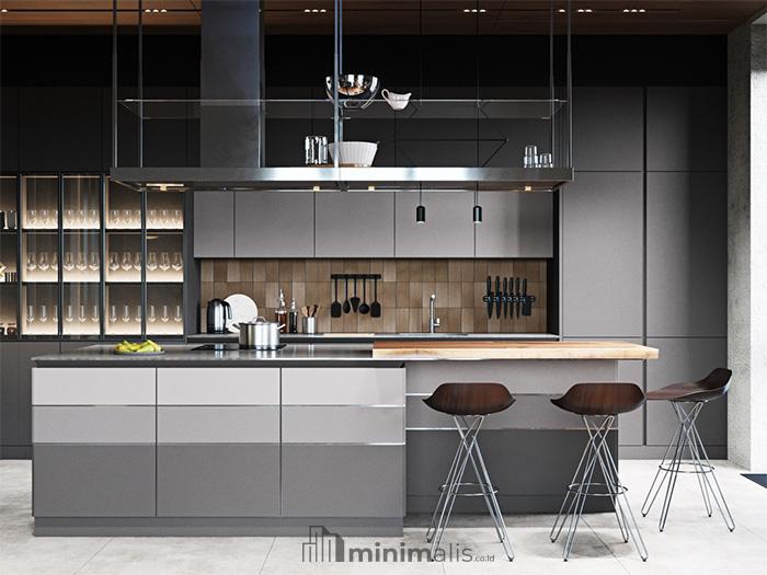 gambar dapur mewah dan elegan