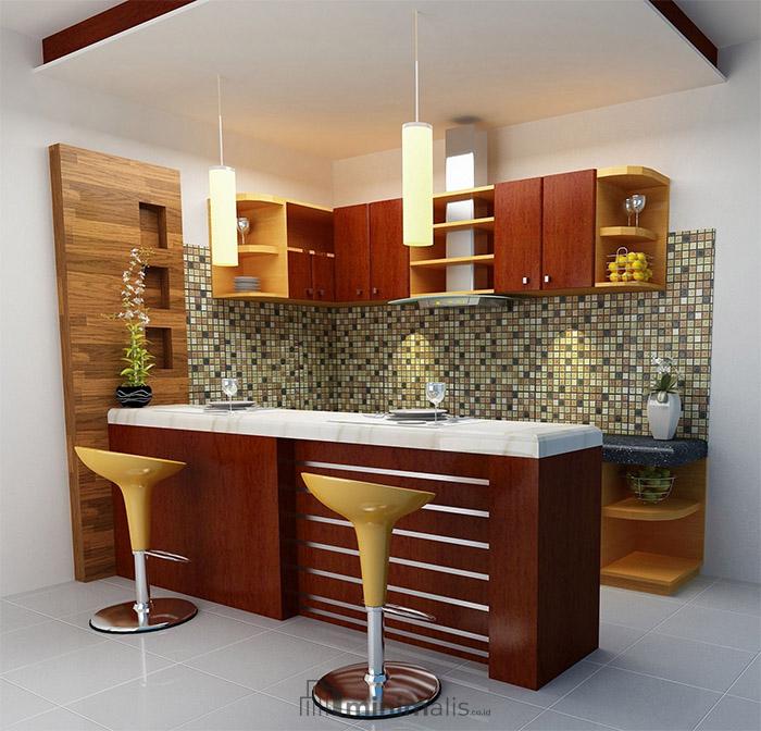 gambar dapur mini bar minimalis