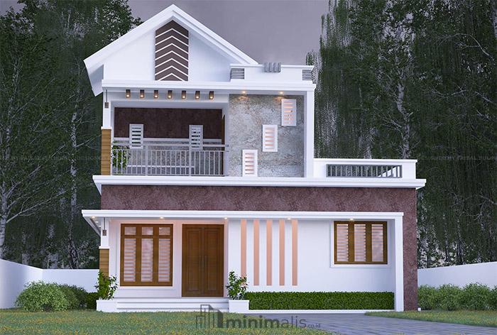 model atap rumah 2 lantai