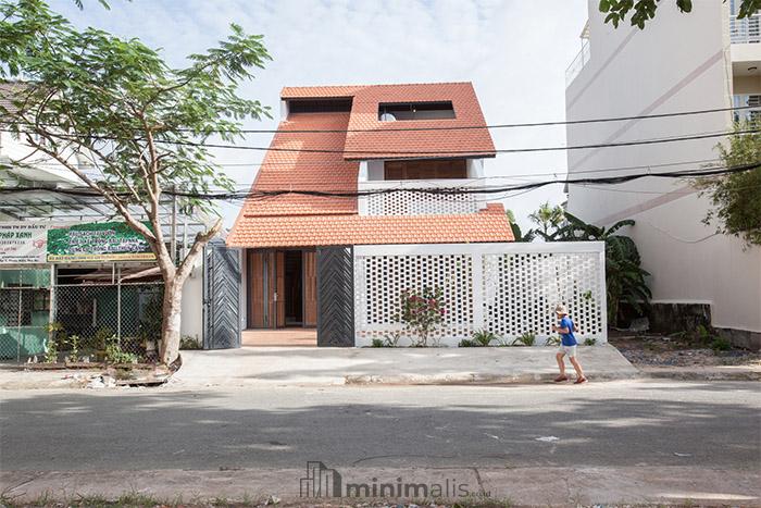 model atap rumah miring satu arah kedepan