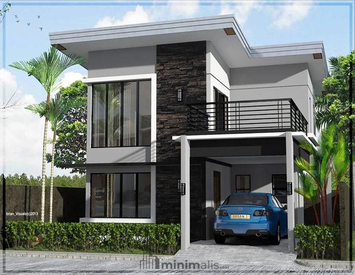 model atap rumah tingkat