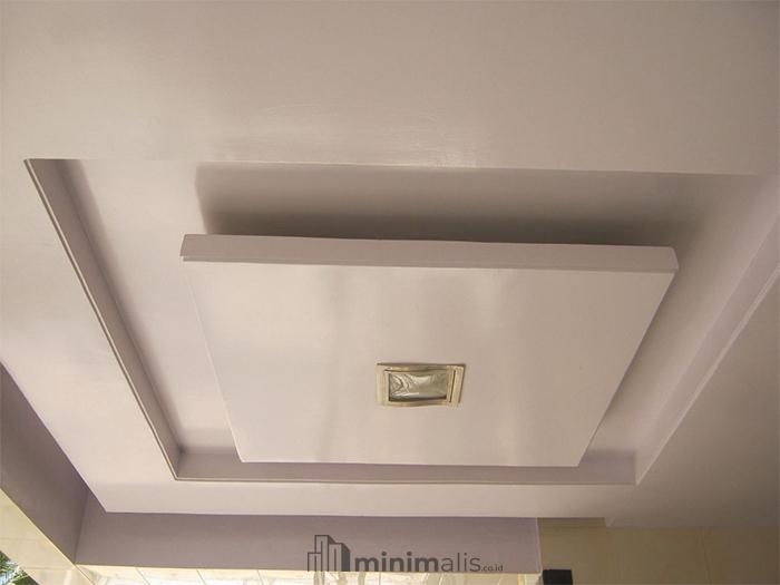 plafon gypsum sederhana