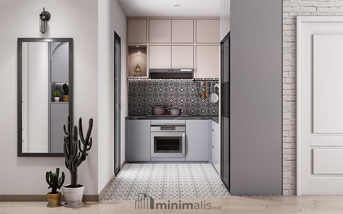 desain dapur menyatu dengan kamar mandi