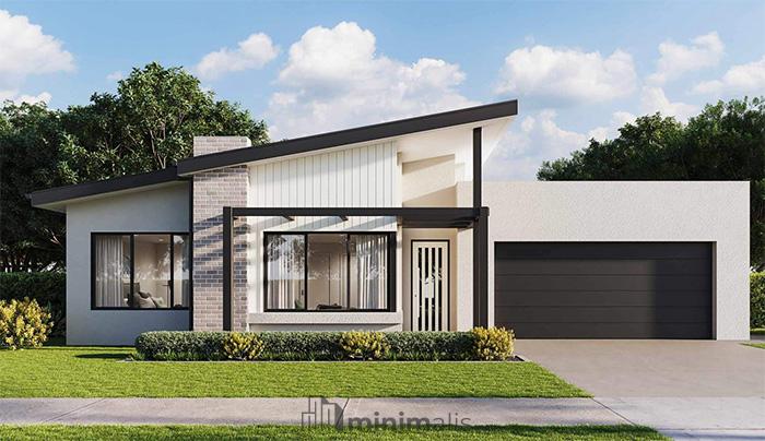 desain rumah 1 lantai modern