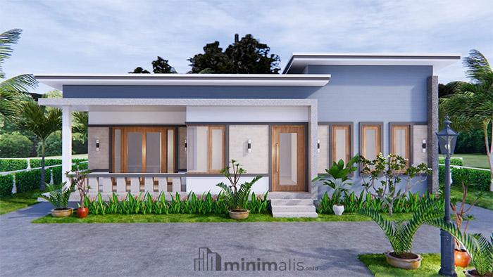 desain rumah minimalis sederhana 1 lantai 4 kamar tidur