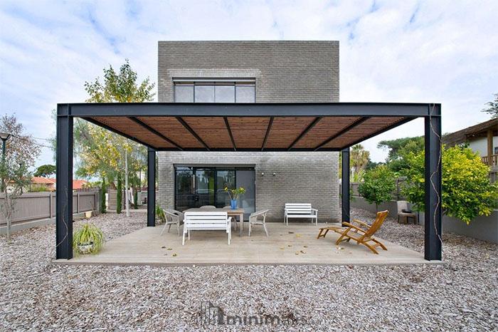 gazebo minimalis dari beton