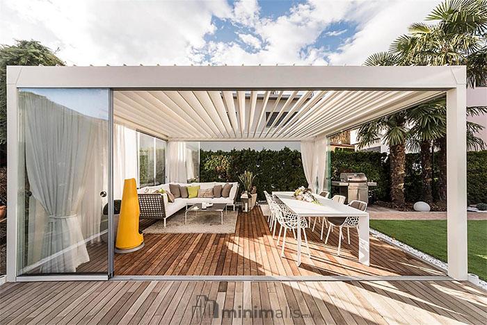 gazebo minimalis modern