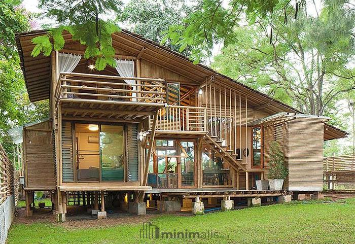 inspirasi rumah kayu modern