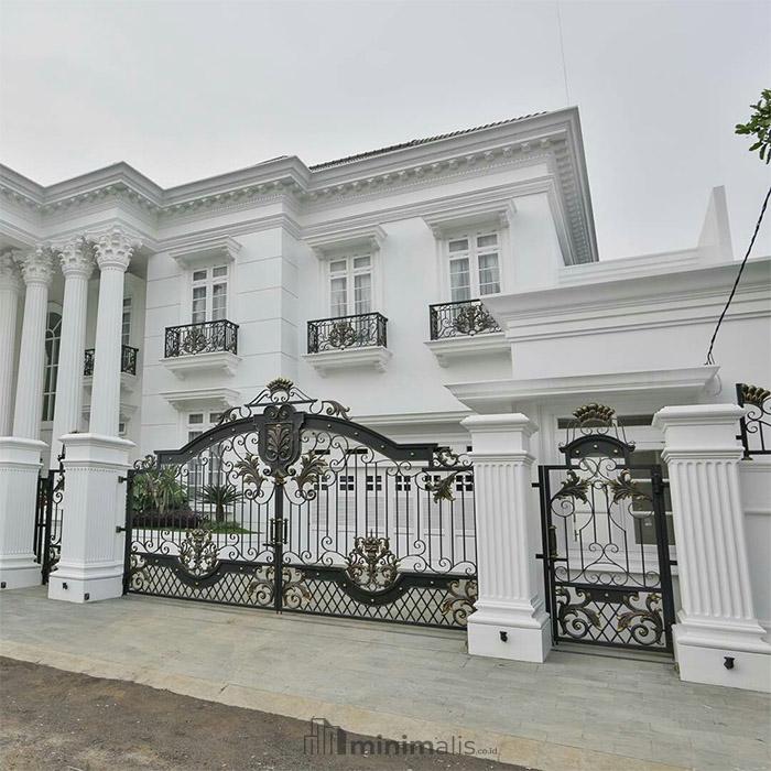 pagar rumah mewah minimalis modern klasik