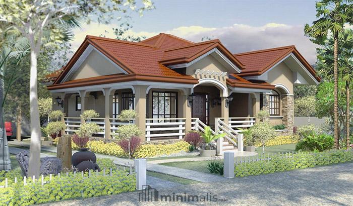 rumah 1 lantai mewah