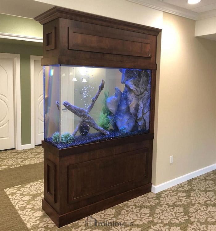 aquarium sekat ruangan