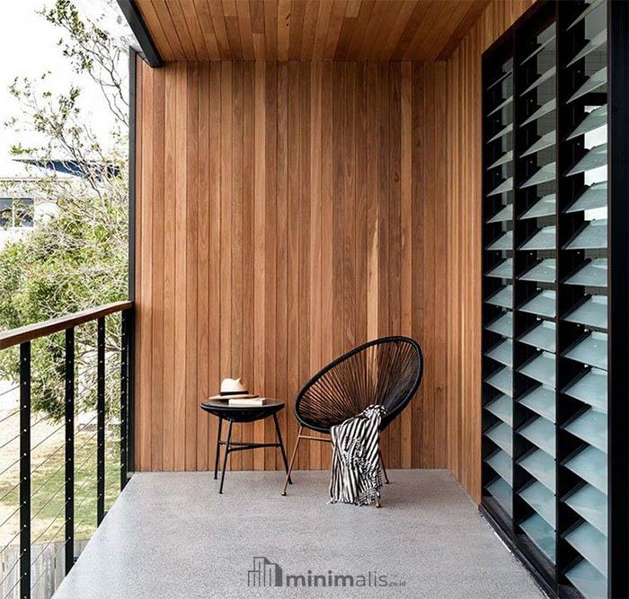 balkon minimalis modern