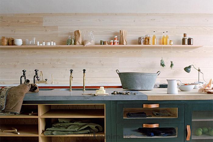 dapur cantik sederhana tanpa kitchen set