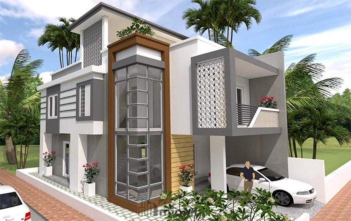 desain gambar rumah 2 lantai