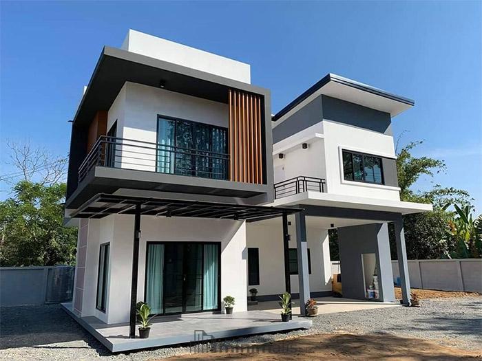 desain rumah 2 lantai modern mewah