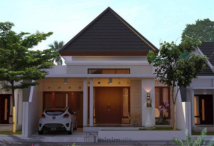 desain rumah sederhana 3 kamar di kampung