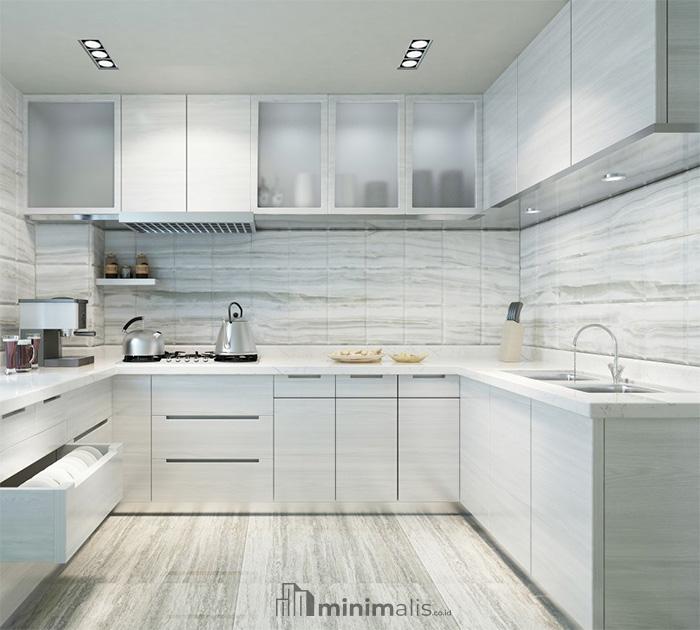 gambar lemari dapur aluminium