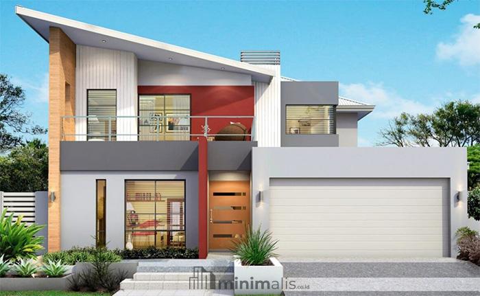 gambar rumah 2 lantai luas tanah 60 m