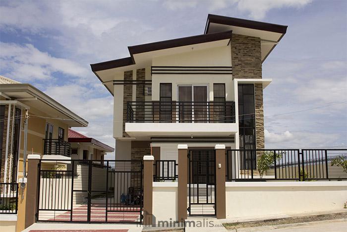 gambar rumah 2 lantai modern