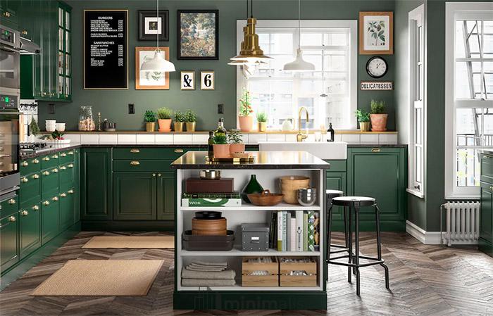 lemari dapur minimalis ikea