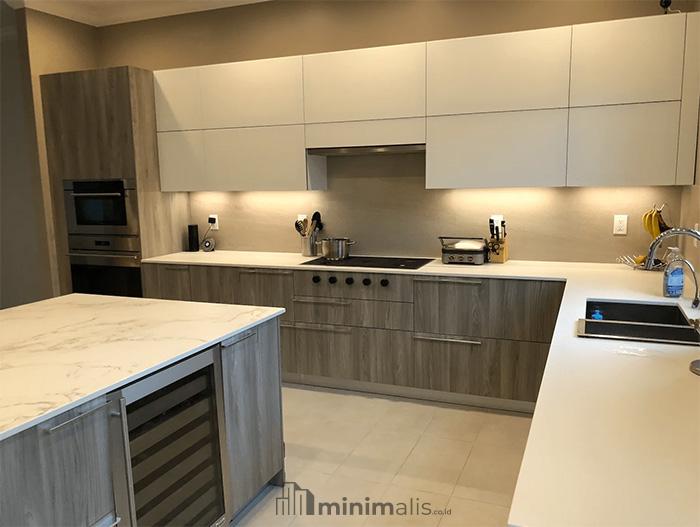 model lemari dapur dan harganya