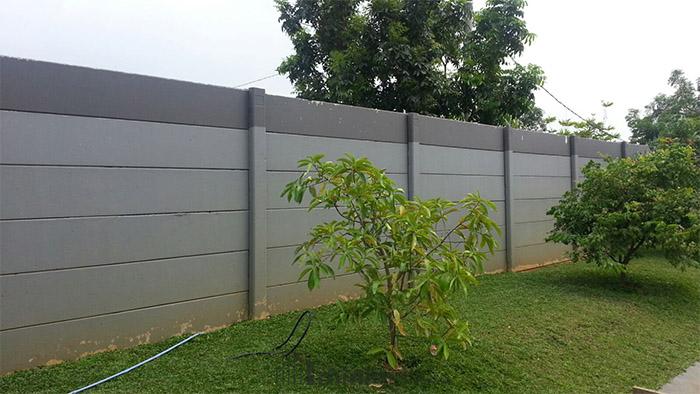 model pagar rumah tembok sederhana