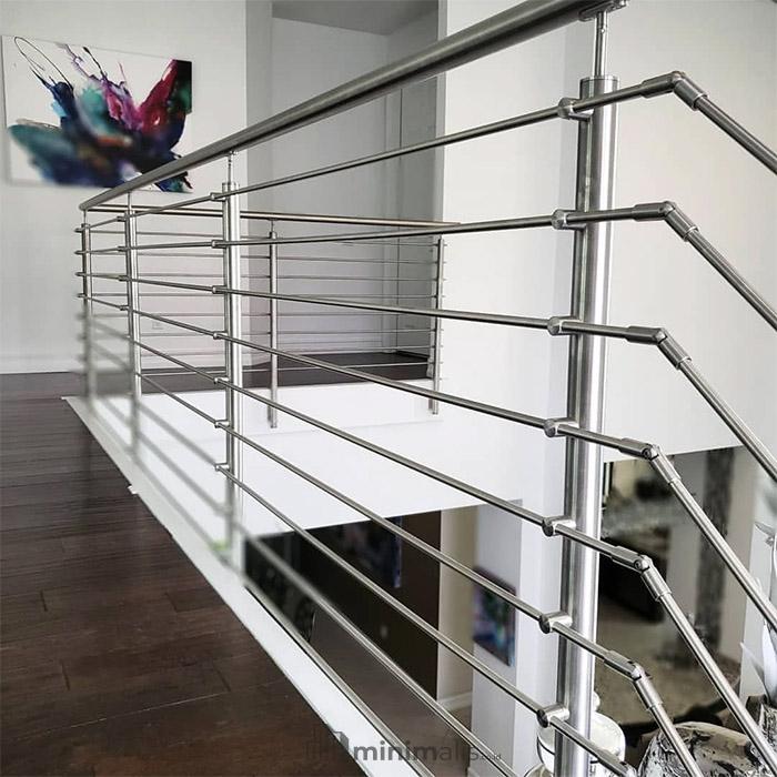 railing tangga stainless hollow