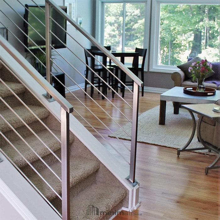 railing tangga stainless