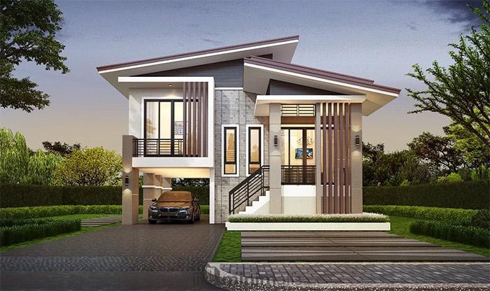 rumah minimalis 2 lantai modern 7x15