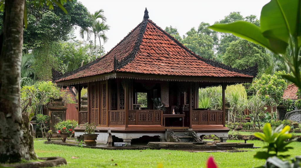 Menghadirkan Pesona Joglo di Taman Minimalis Anda